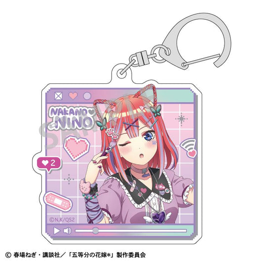 《五等分的新娘》* 亞克力鑰匙扣 中野二乃／配信者扮演