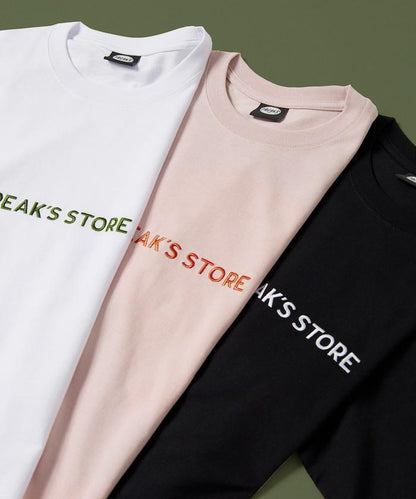 舒適版型 刺繡logo 圓領 T恤