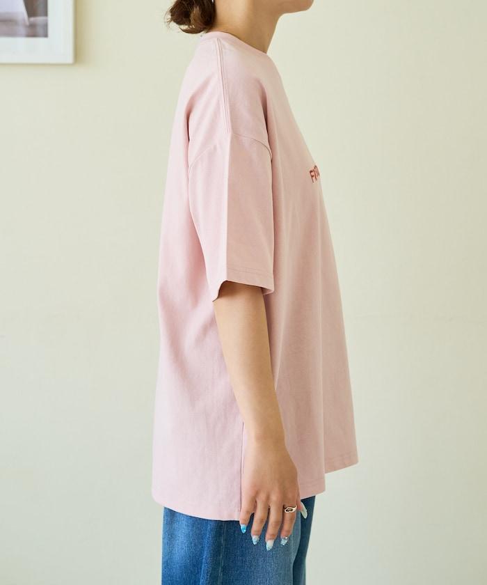 舒適版型 刺繡logo 圓領 T恤