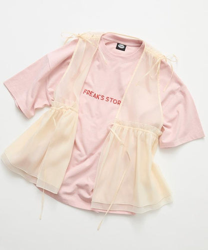 舒適版型 刺繡logo 圓領 T恤