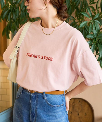 舒適版型 刺繡logo 圓領 T恤