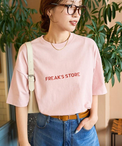 舒適版型 刺繡logo 圓領 T恤