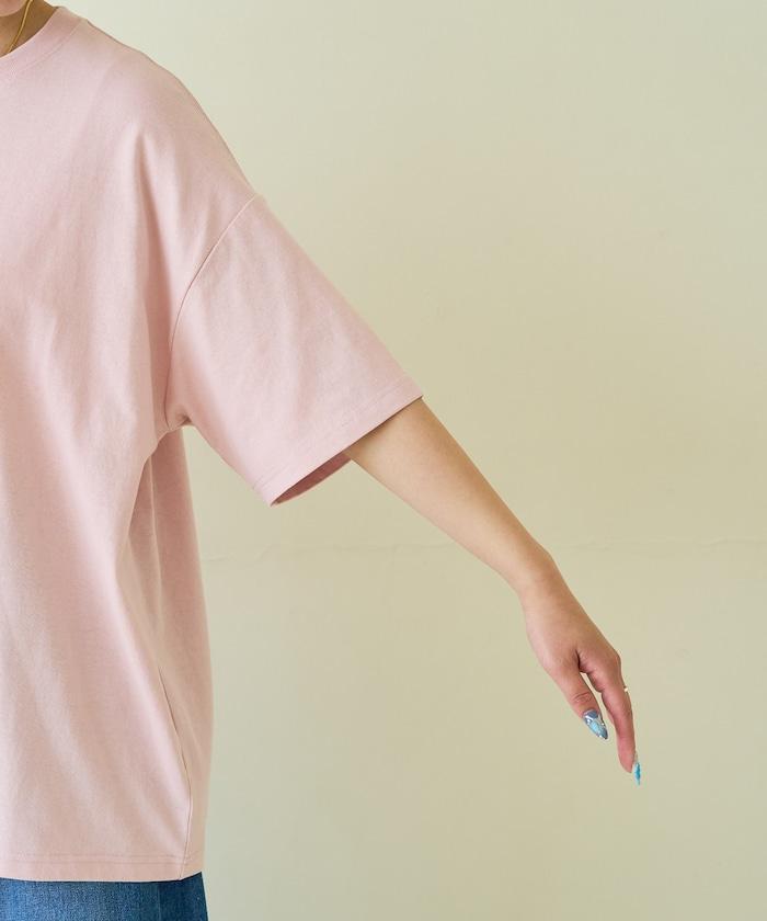 舒適版型 刺繡logo 圓領 T恤