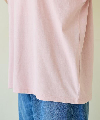 舒適版型 刺繡logo 圓領 T恤