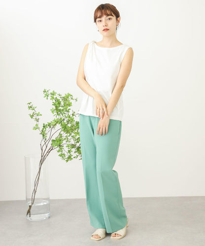 『UR TECH』扭結單肩不對稱上衣