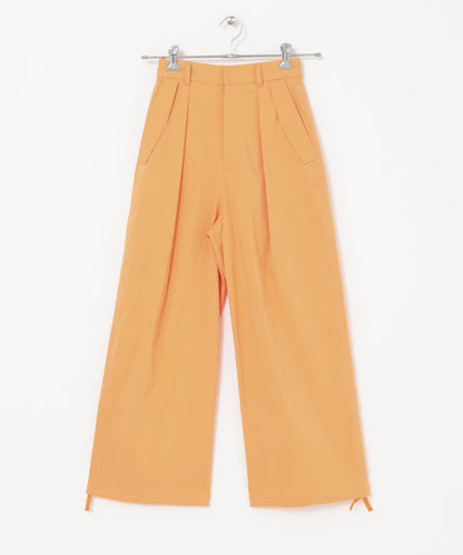 抽繩下襬工裝褲