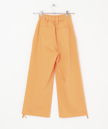 抽繩下襬工裝褲