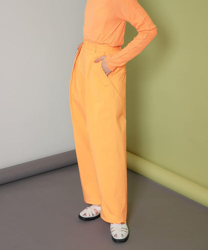 抽繩下襬工裝褲