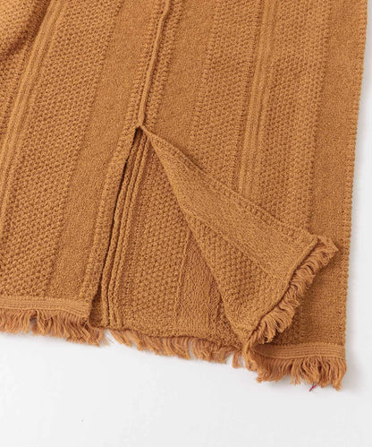 修身流蘇針織半身裙