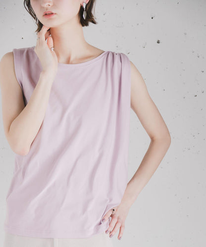 『UR TECH』扭結單肩不對稱上衣