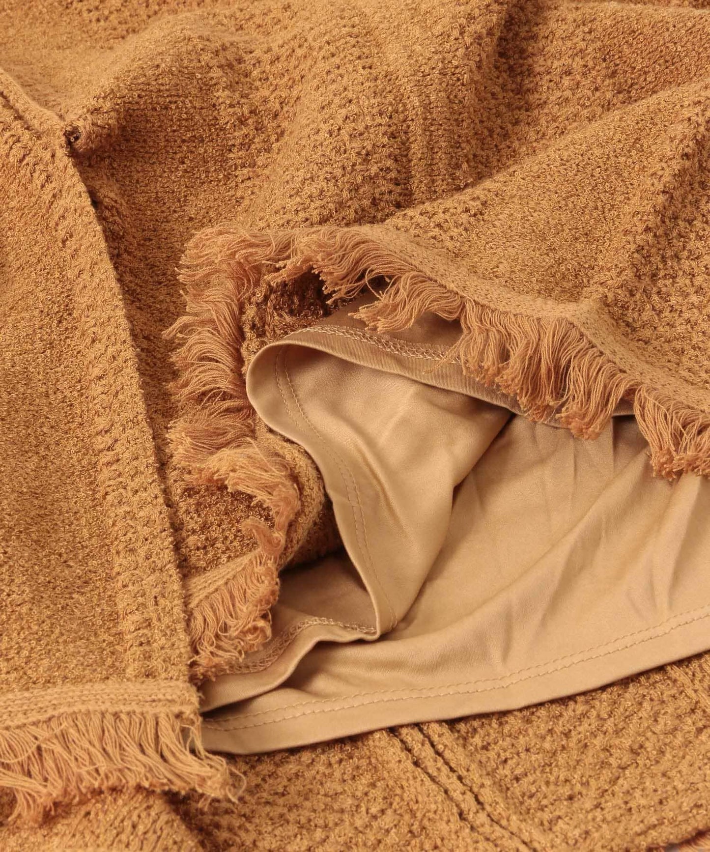 修身流蘇針織半身裙