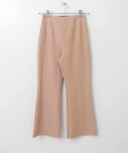 彈力人字紋喇叭褲