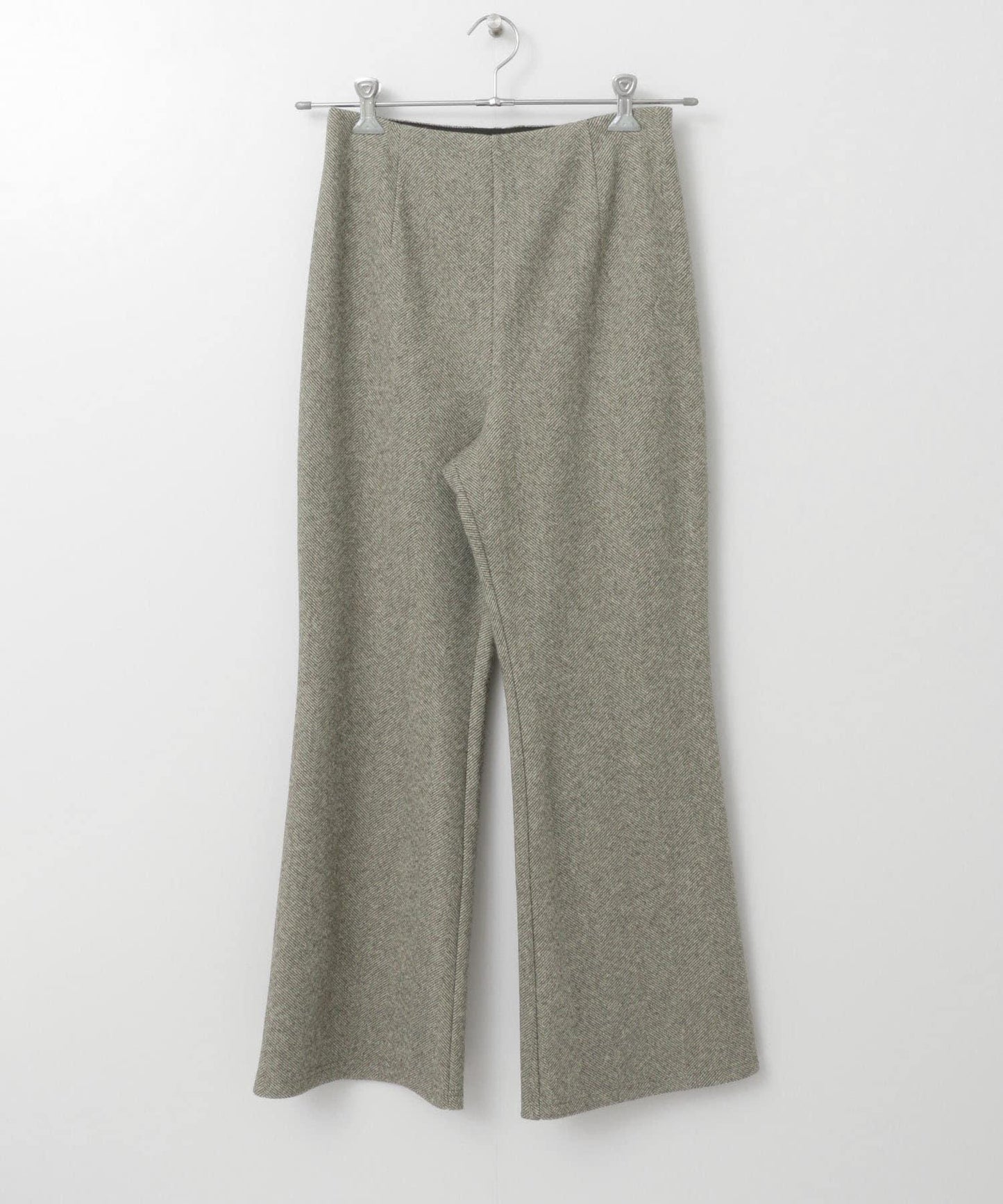 彈力人字紋喇叭褲