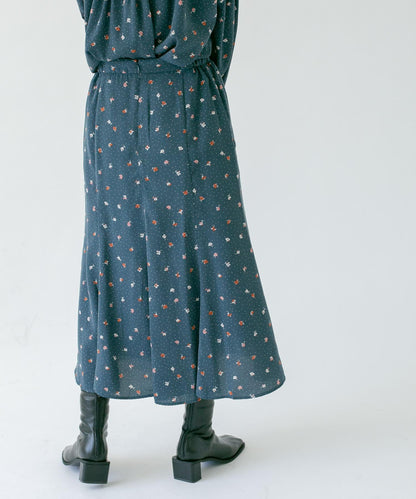 波點花卉美人魚裙