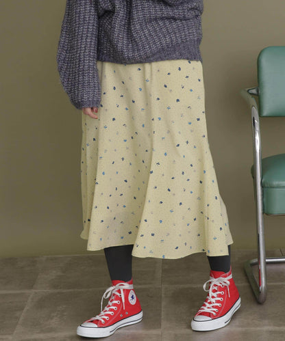 波點花卉美人魚裙