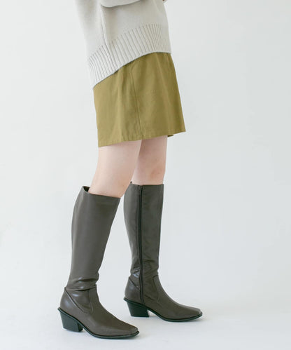 高腰荷葉邊迷你裙