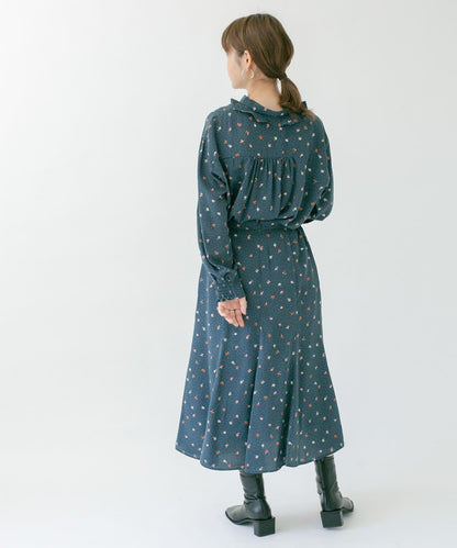 波點花卉美人魚裙