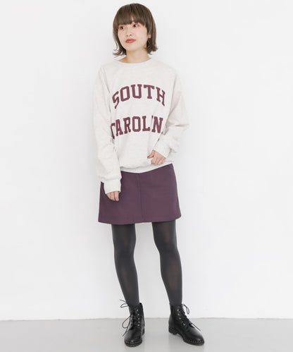 高腰荷葉邊迷你裙