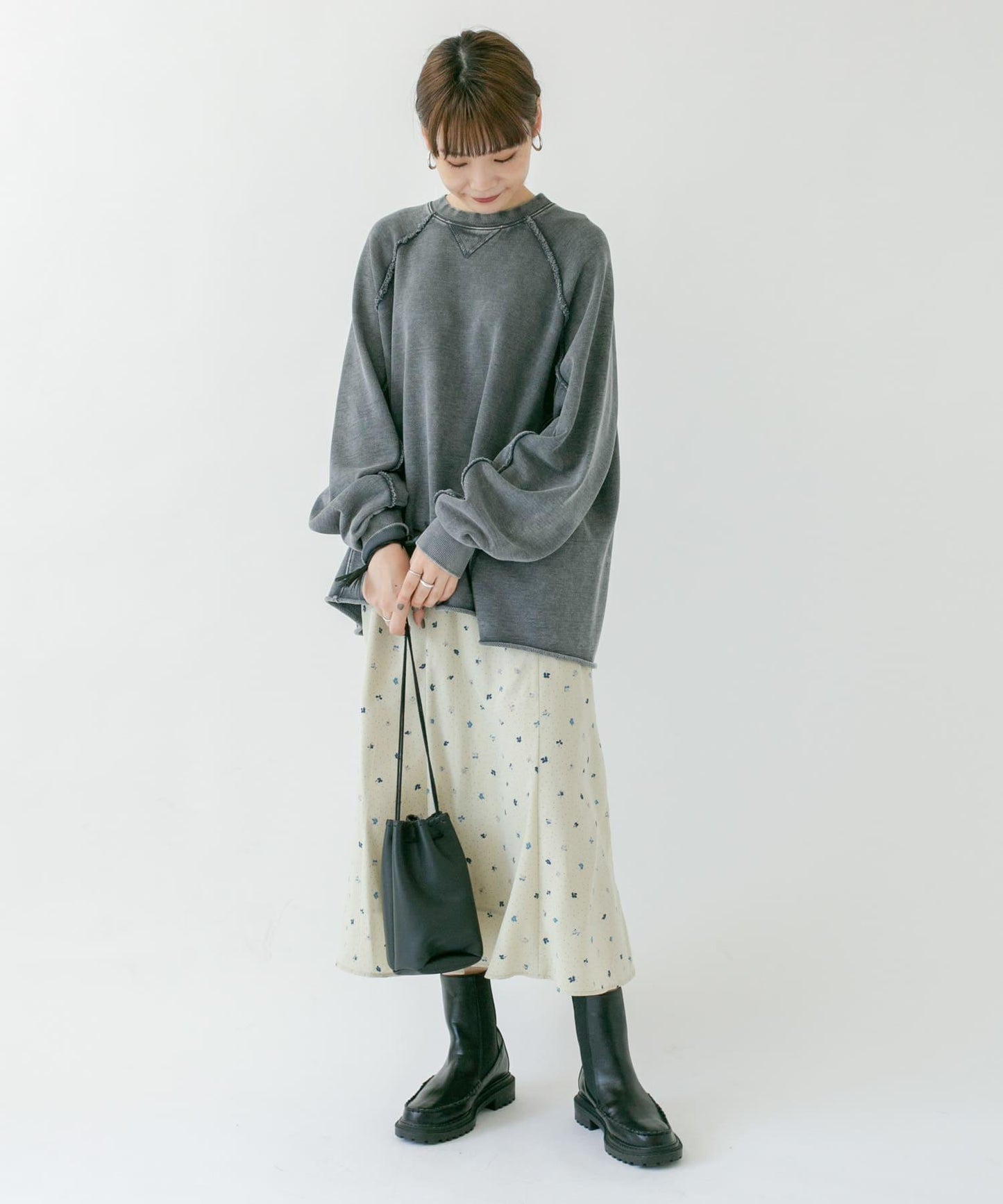 波點花卉美人魚裙