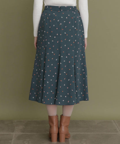 波點花卉美人魚裙