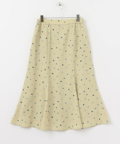 波點花卉美人魚裙