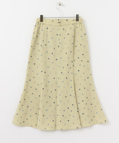 波點花卉美人魚裙