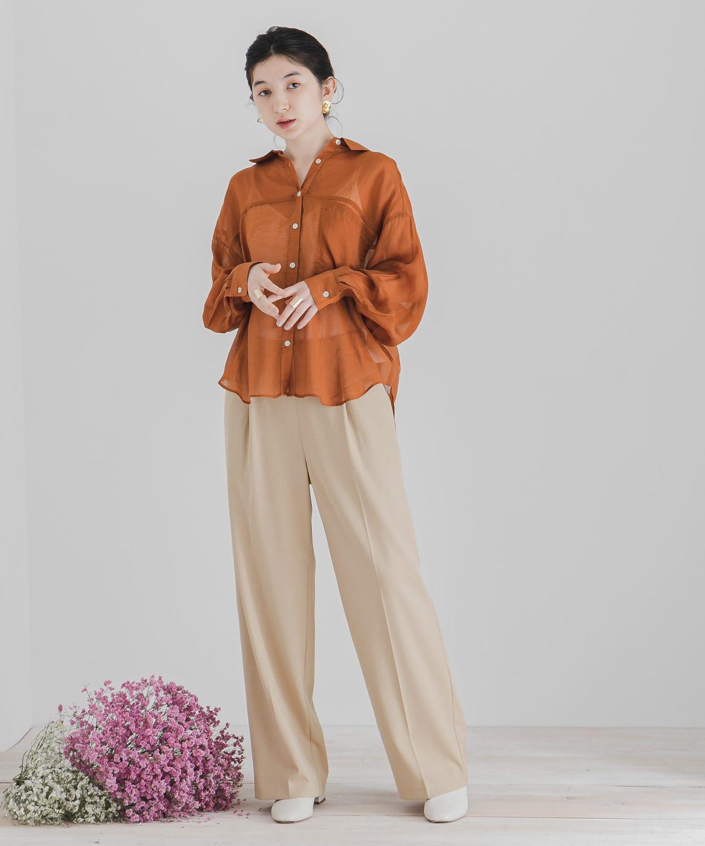 CARREMAN寬鬆長褲