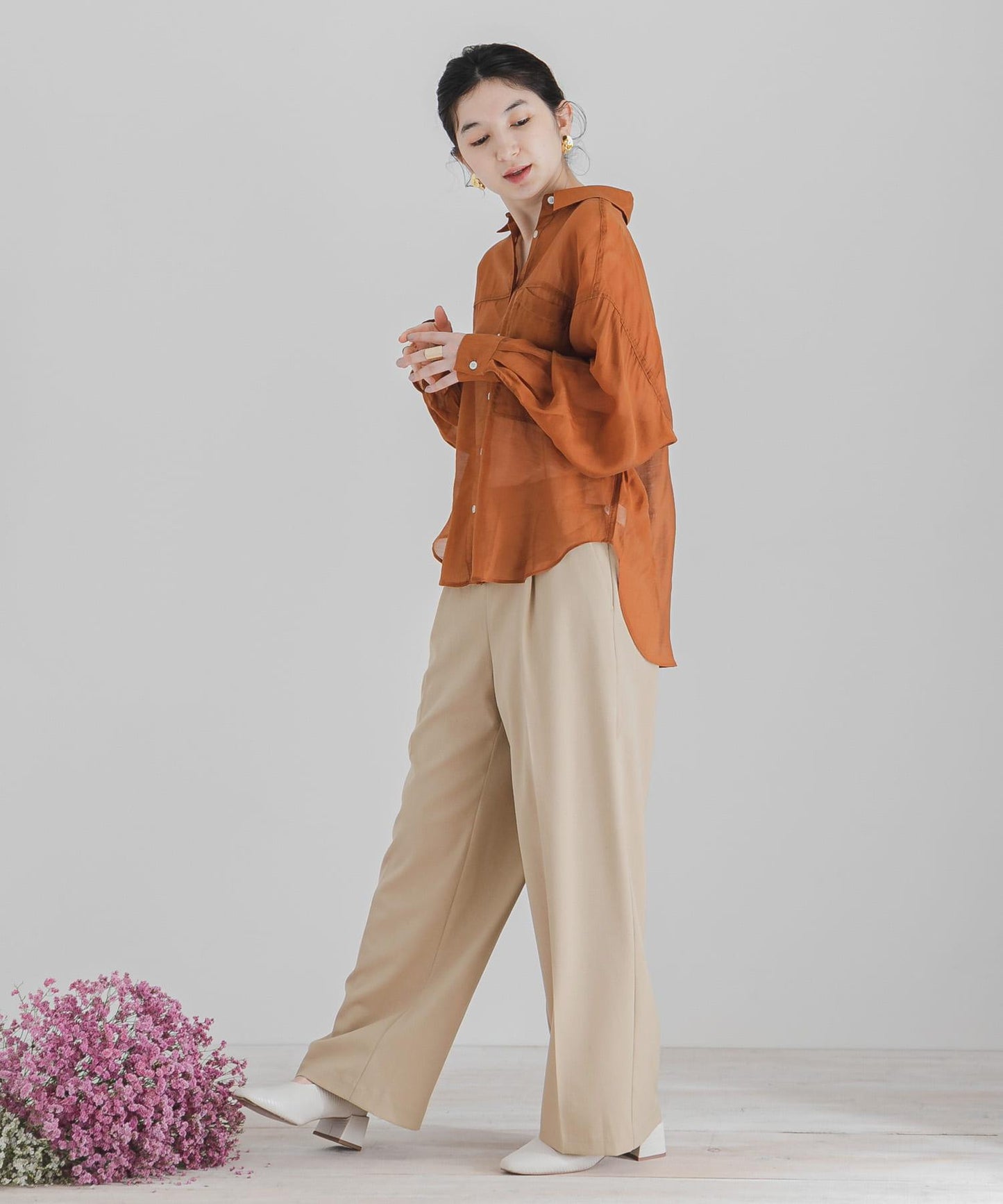 CARREMAN寬鬆長褲