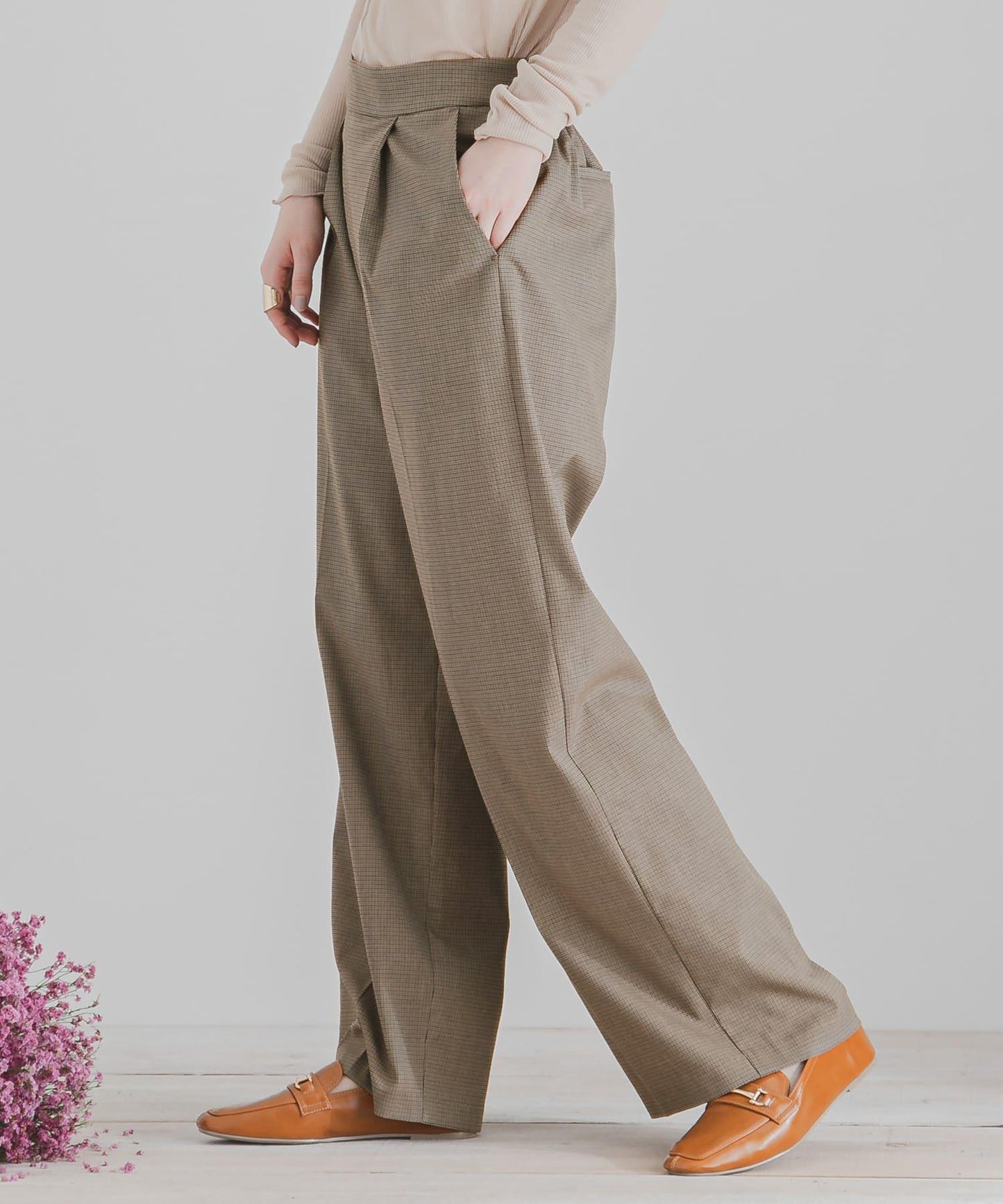 CARREMAN寬鬆長褲