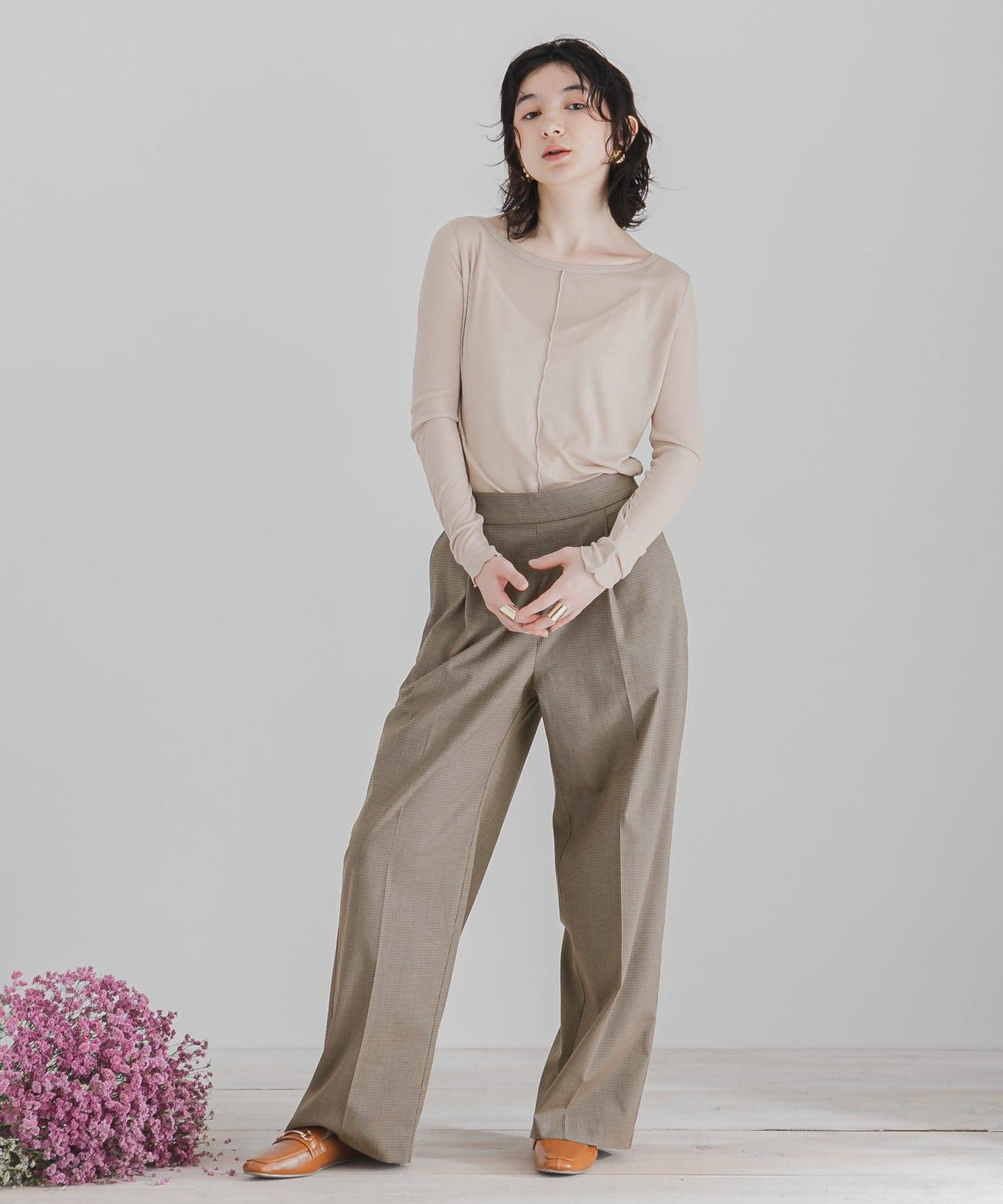 CARREMAN寬鬆長褲