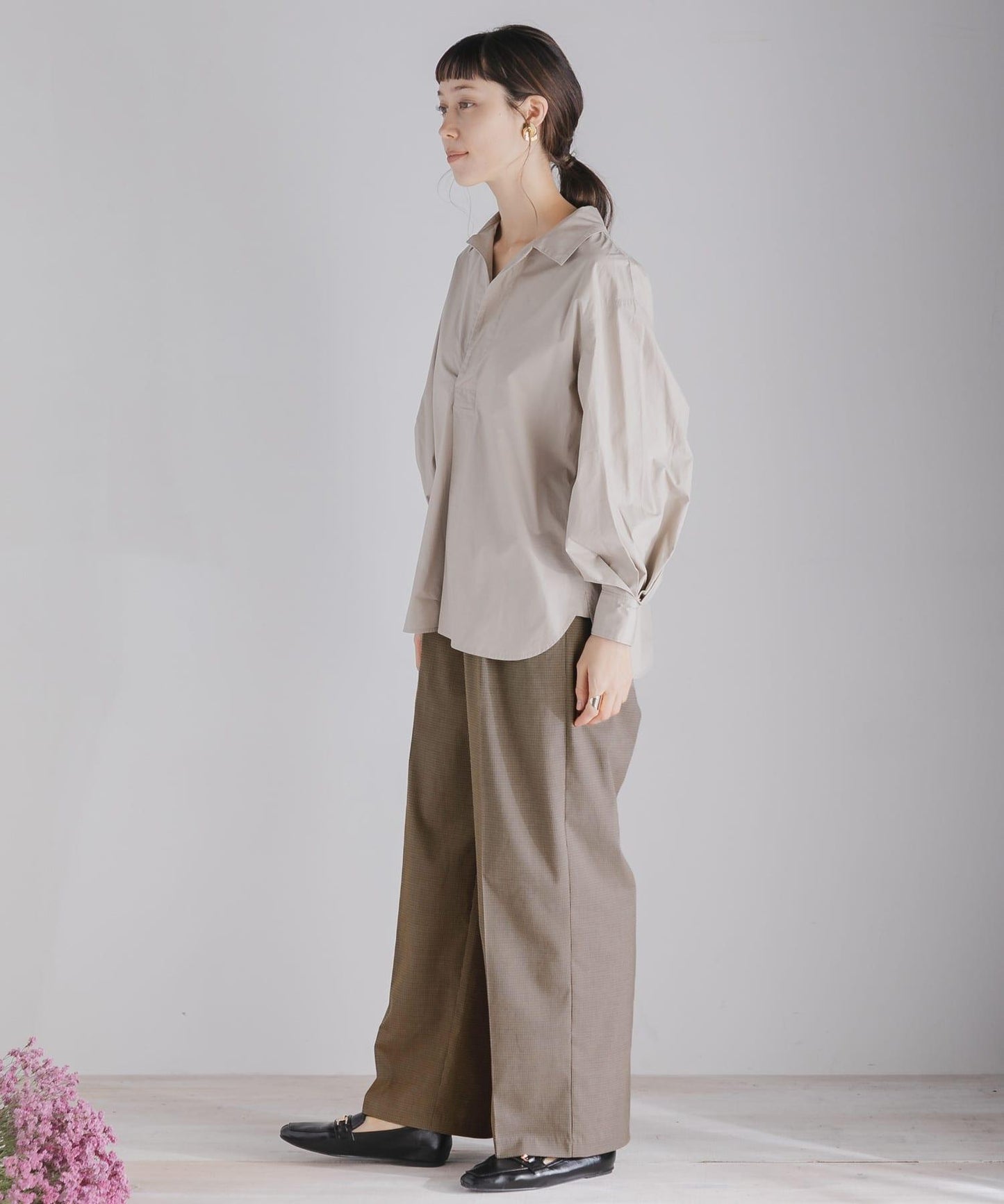 CARREMAN寬鬆長褲