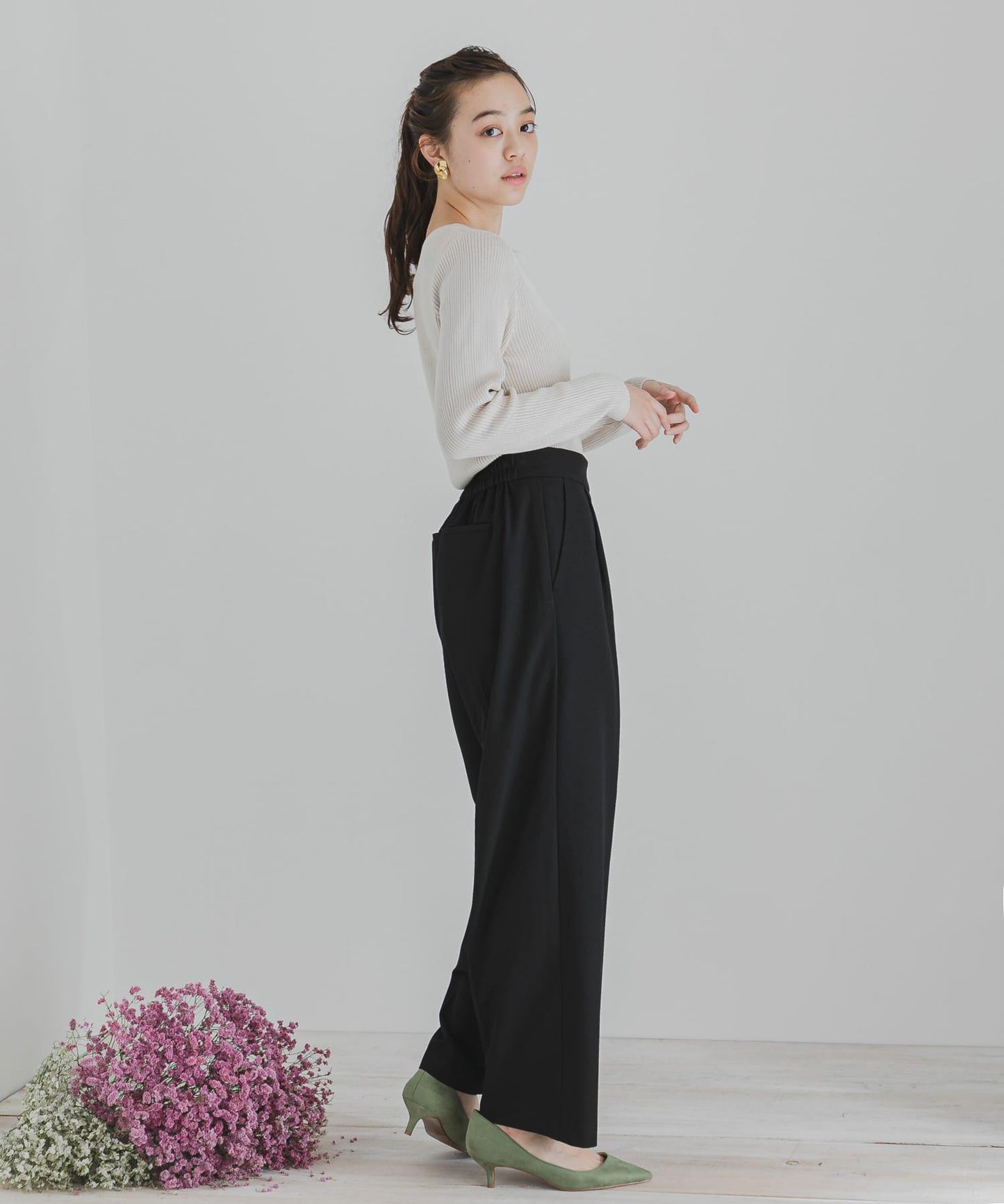 CARREMAN寬鬆長褲