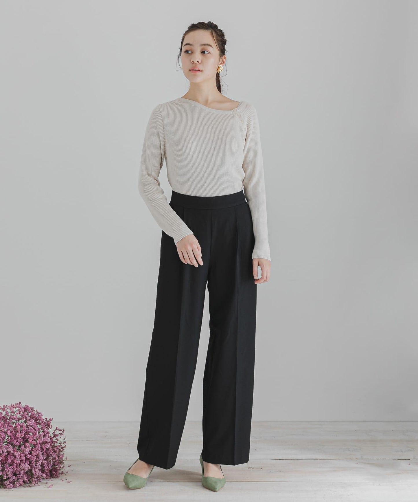 CARREMAN寬鬆長褲