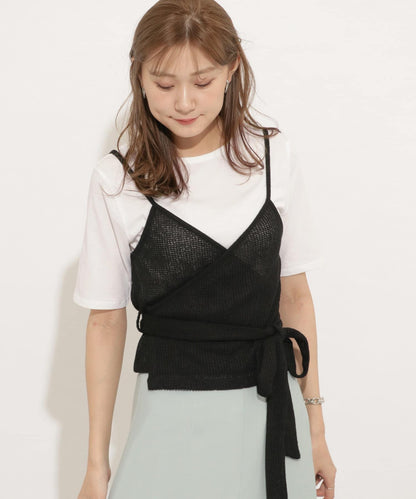 裹身式套裝上衣