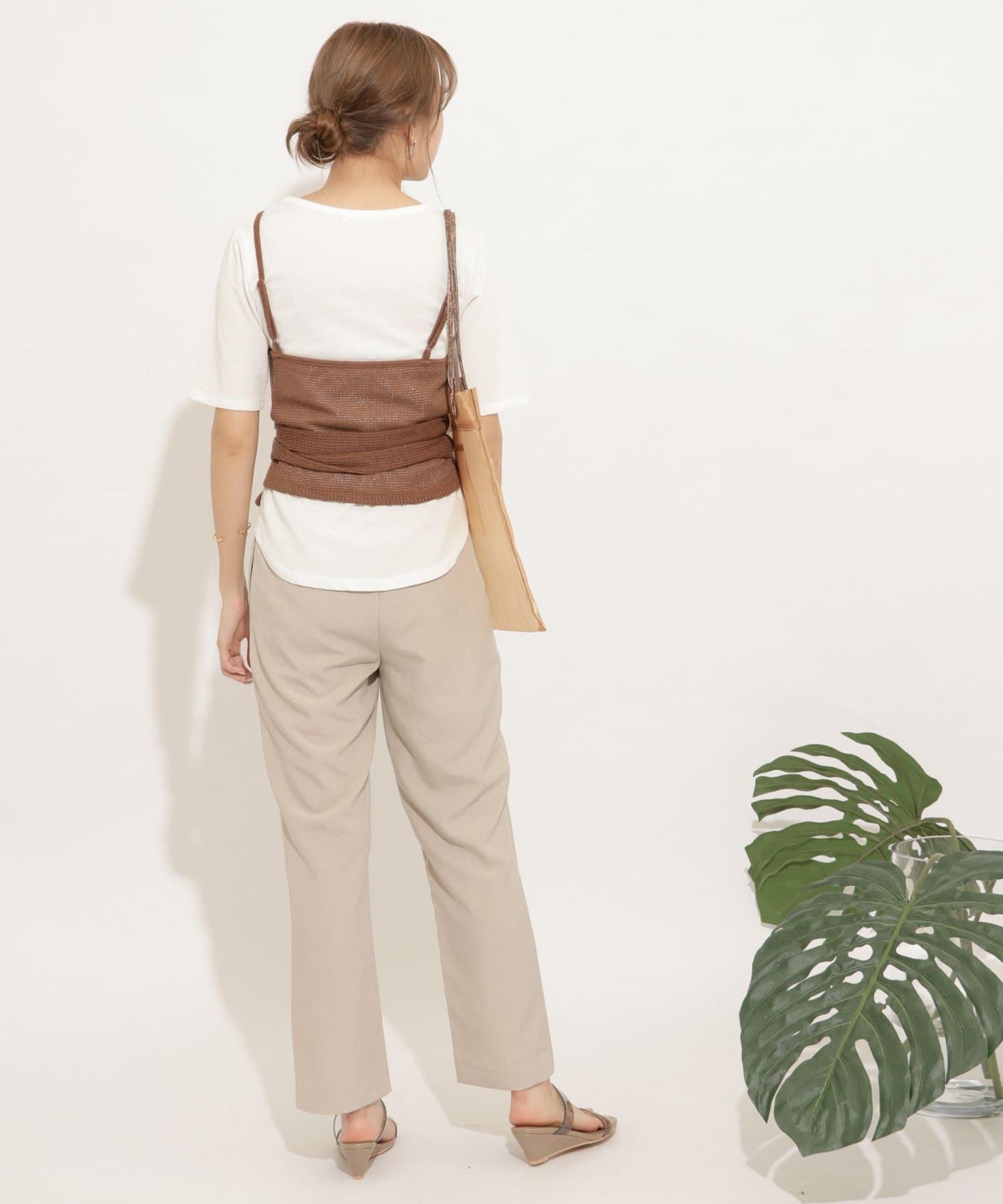 裹身式套裝上衣