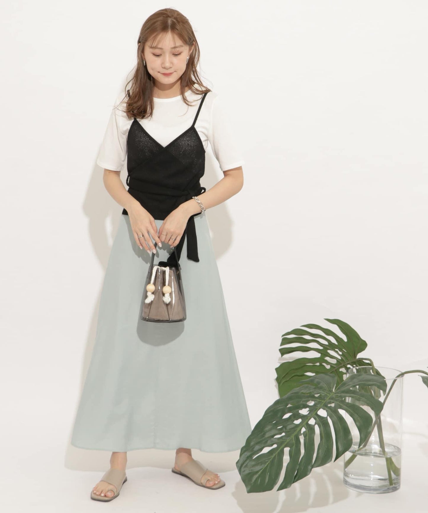 裹身式套裝上衣