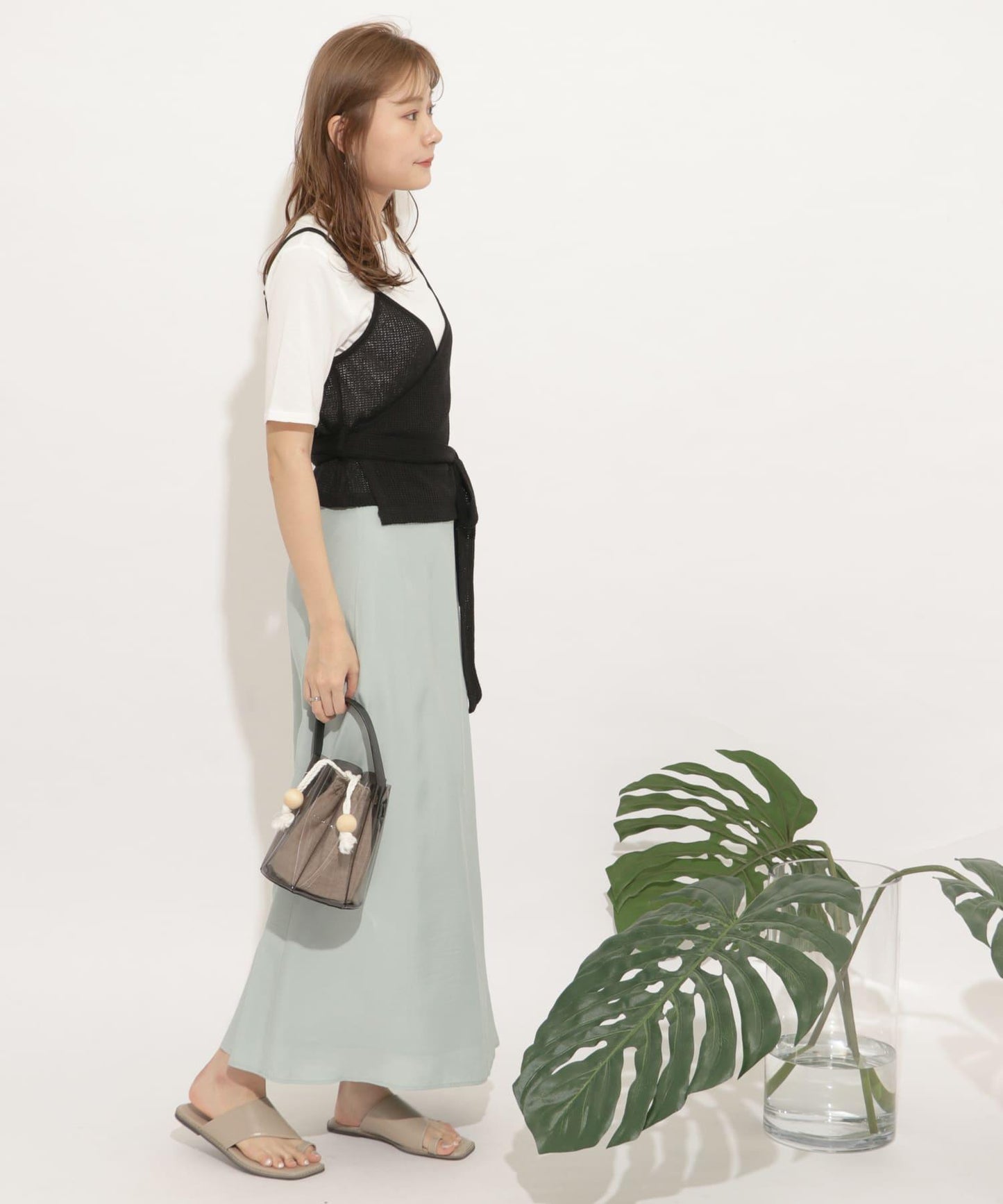 裹身式套裝上衣