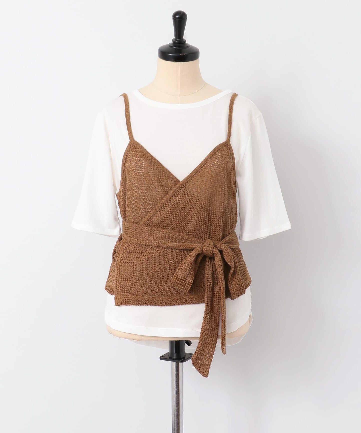 裹身式套裝上衣