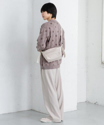 花卉提花針織POLO衫