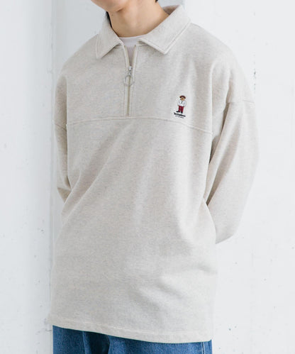 「中性款」TeddyBear×SOP 泰迪熊半拉鍊衛衣