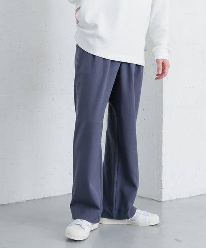 『イージーケア』雙褶寬鬆長褲