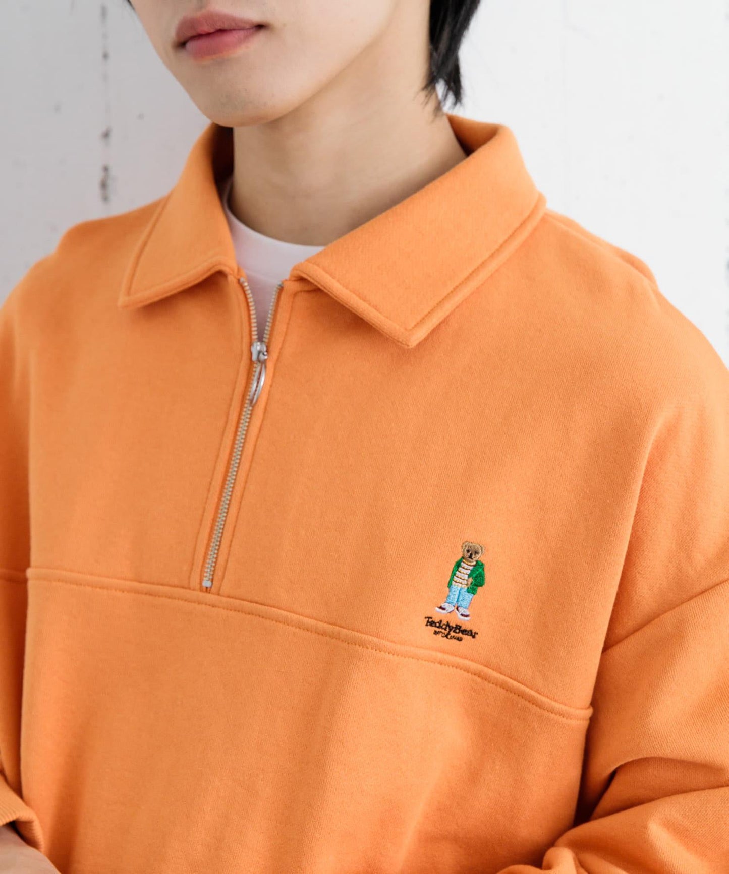 「中性款」TeddyBear×SOP 泰迪熊半拉鍊衛衣