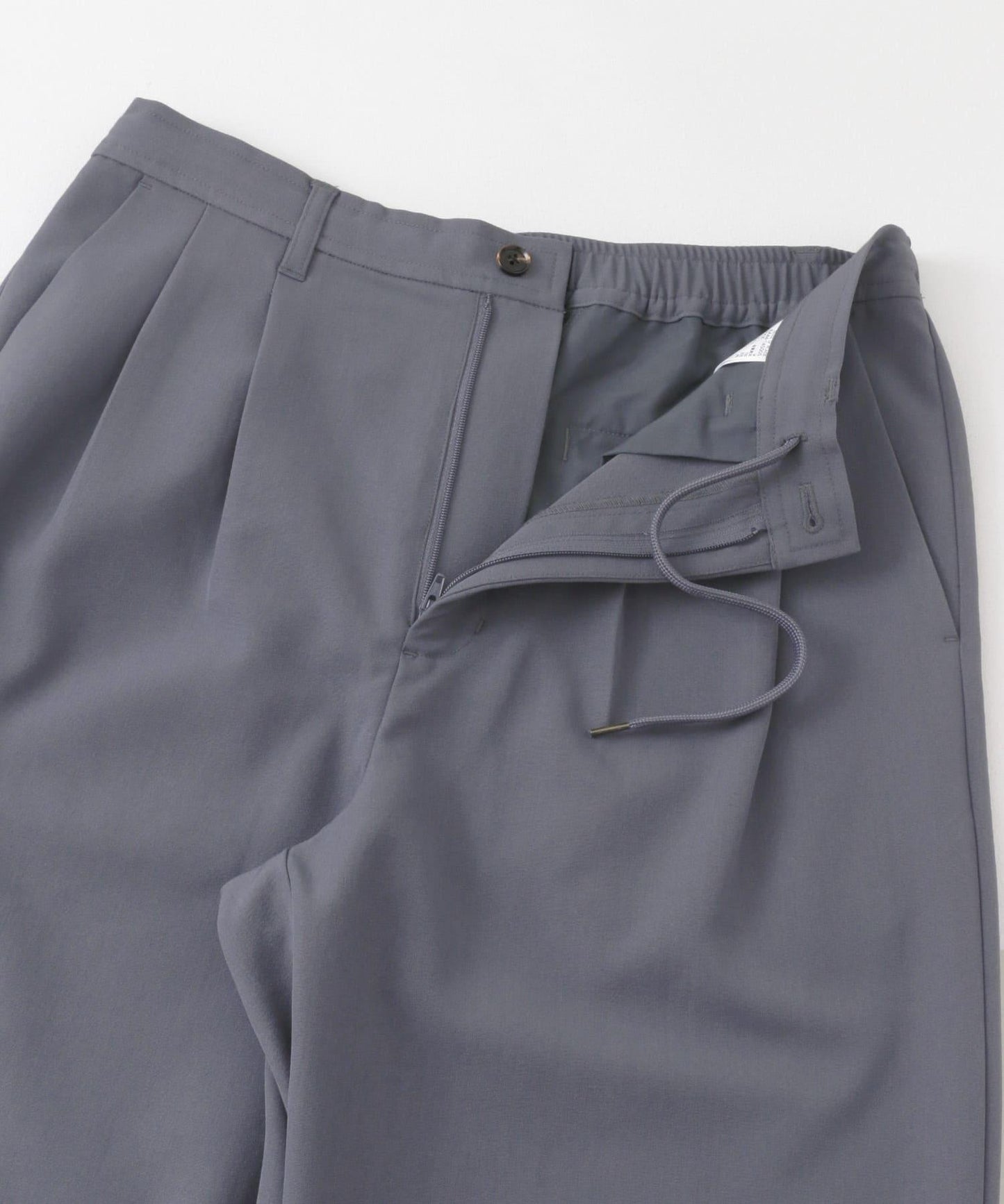 『イージーケア』雙褶寬鬆長褲