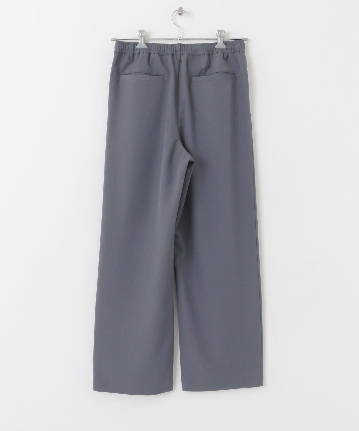 『イージーケア』雙褶寬鬆長褲