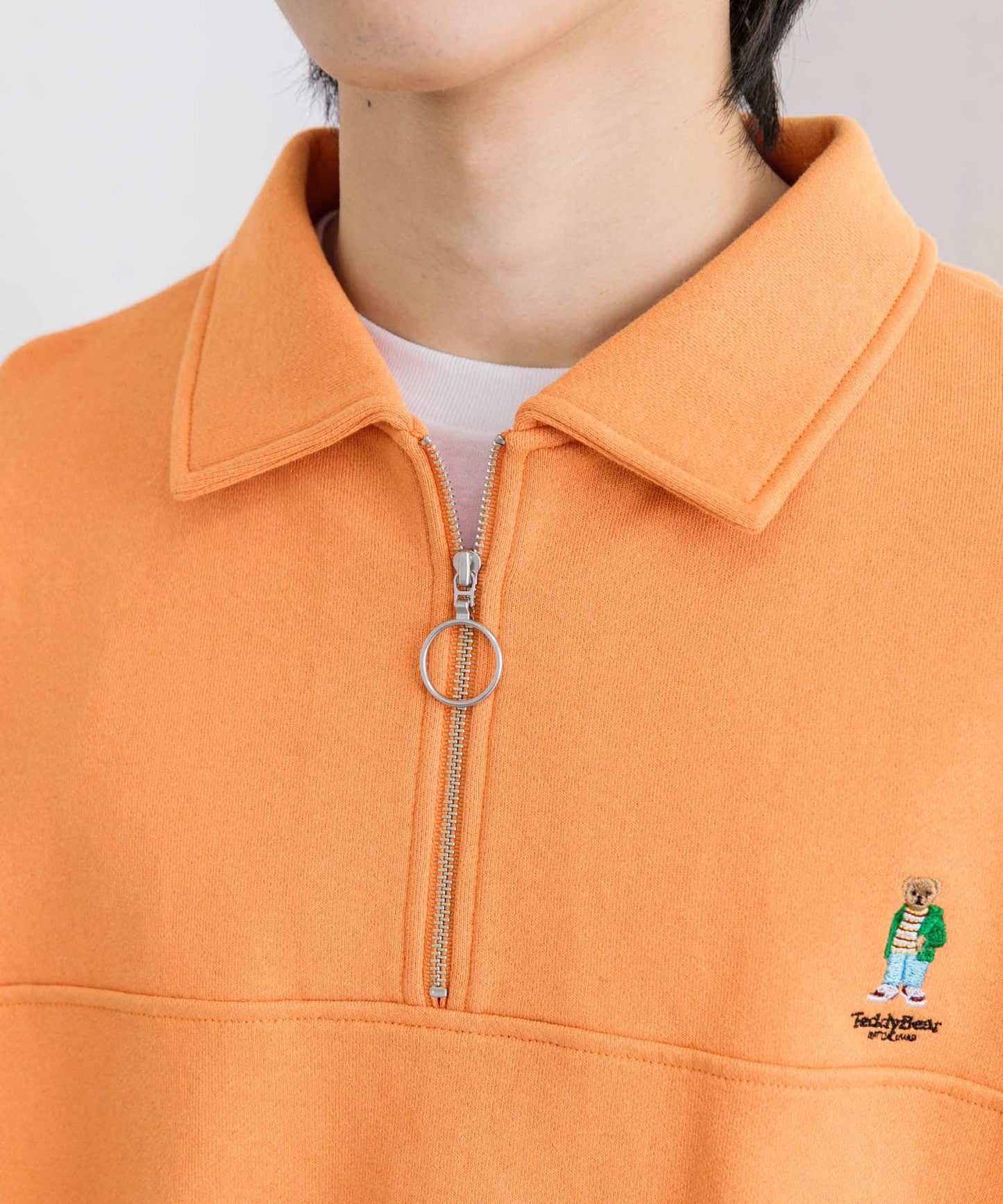 「中性款」TeddyBear×SOP 泰迪熊半拉鍊衛衣