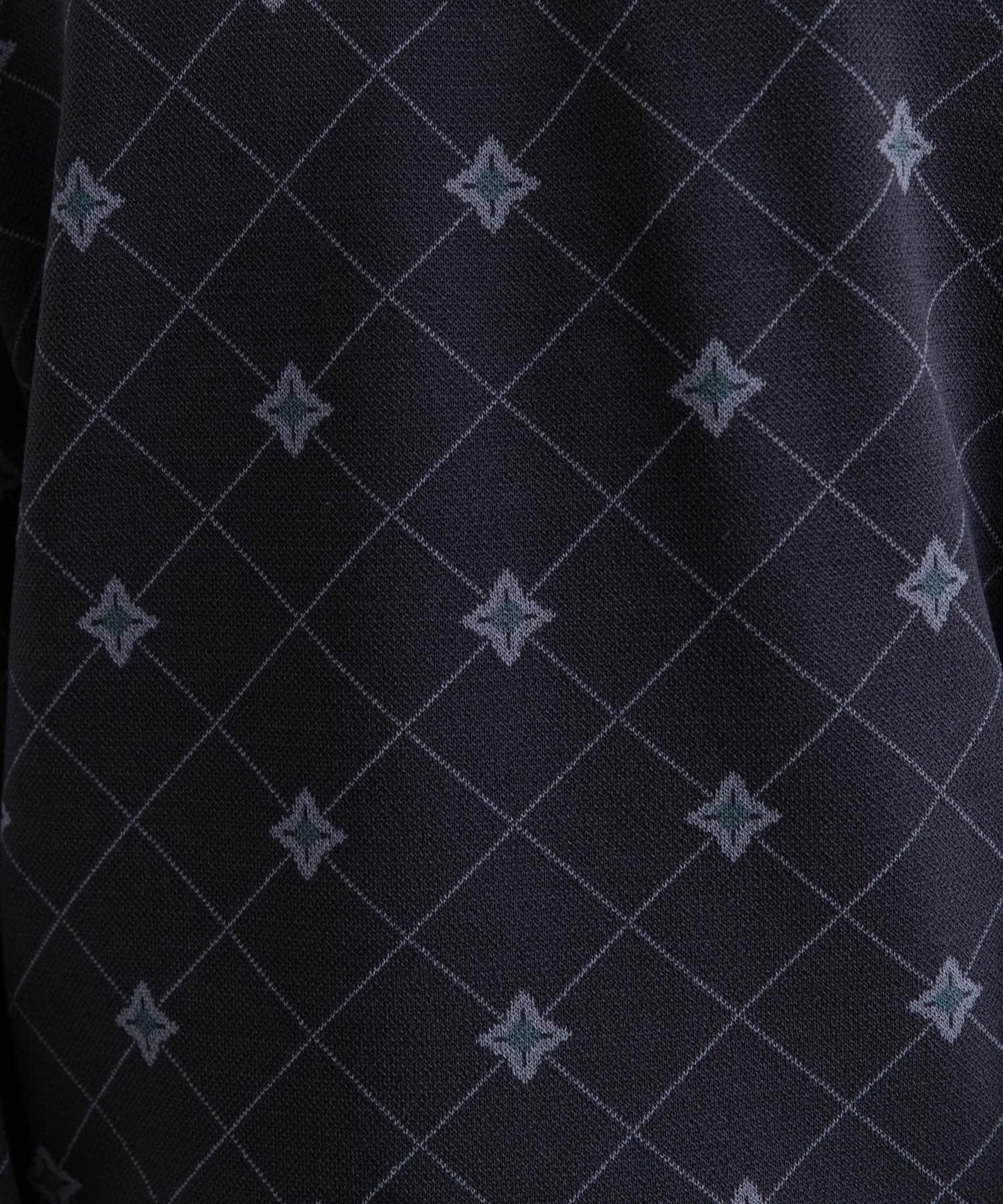 花卉提花針織POLO衫