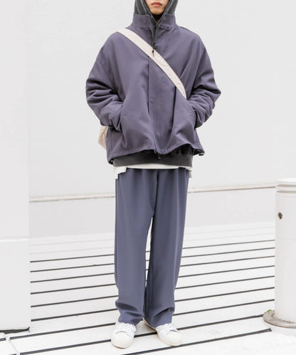 『イージーケア』雙褶寬鬆長褲