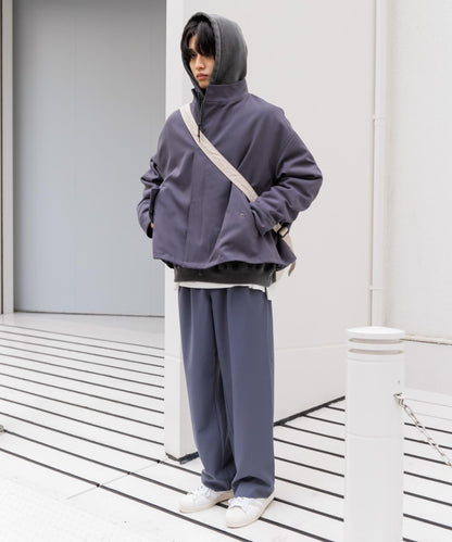 『イージーケア』雙褶寬鬆長褲