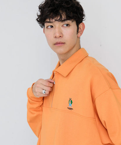 「中性款」TeddyBear×SOP 泰迪熊半拉鍊衛衣