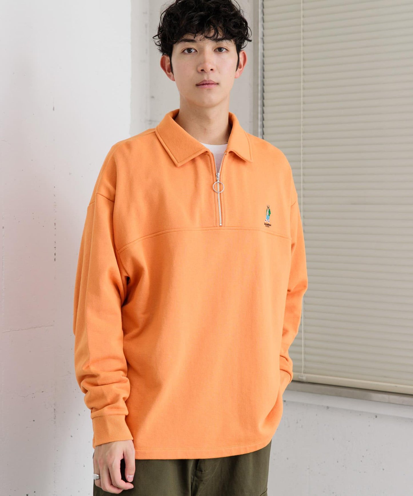 「中性款」TeddyBear×SOP 泰迪熊半拉鍊衛衣